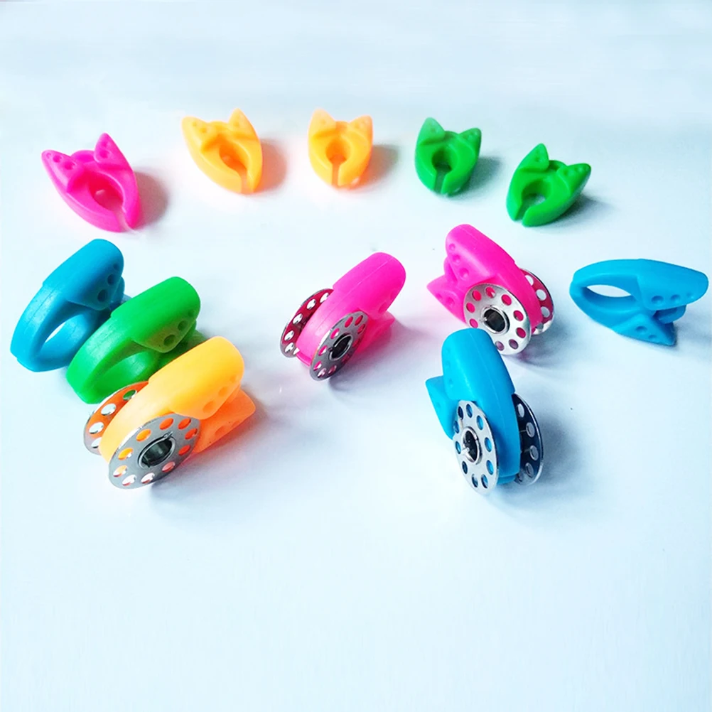 

24pcs Thread Spool Holders Flexible Silicone Clips for Sewing Keep Threads ganized Reusable Lifetime Embroidery Accessories