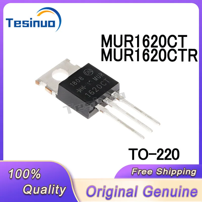 （10/pieces） New MUR1620CT MUR1620CTR  MUR1620 TO-220 Fast recovery diode co-positive/co-negative