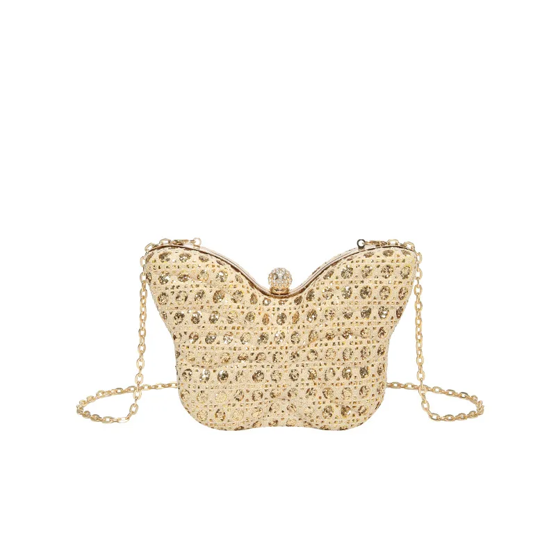 

New personalized trendy chain butterfly bag women's bag shoulder bag mini casual crossbody bag