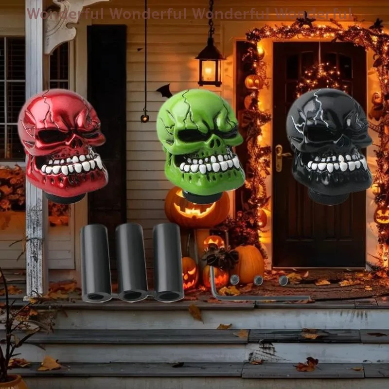 

Universal Skull-Style Gear Shift Knob for Car Modification; Ideal for Manual Transmission Head Lever