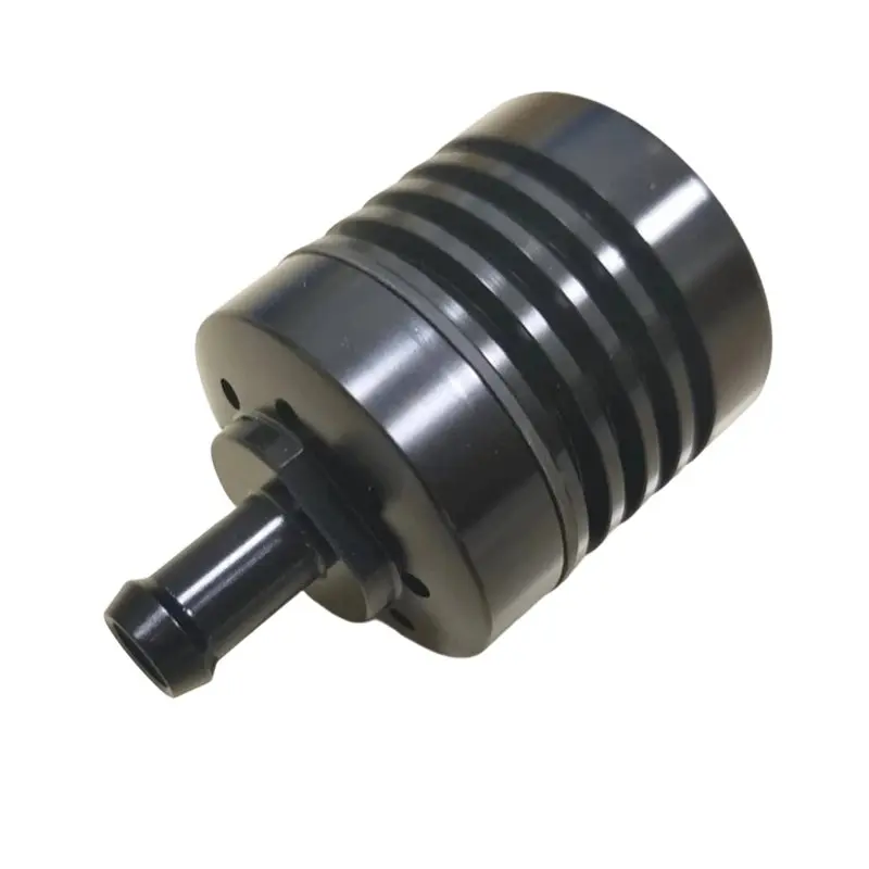 Gearbox Oil Collector Vented Breather Canister Engine Oil Black For Custom