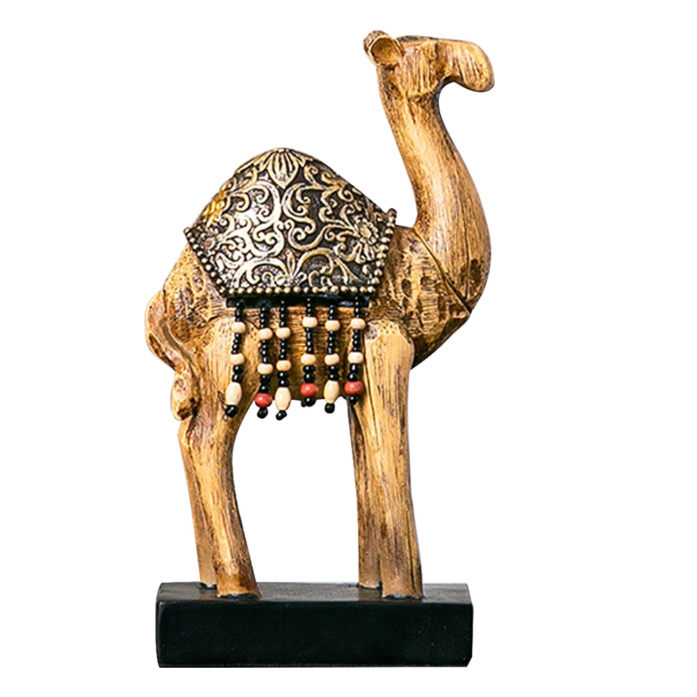 

Resin Camel Adornment Creative Decor Desktop nament Vivid Camel Model Home Decoration Unique Christmas Decorations