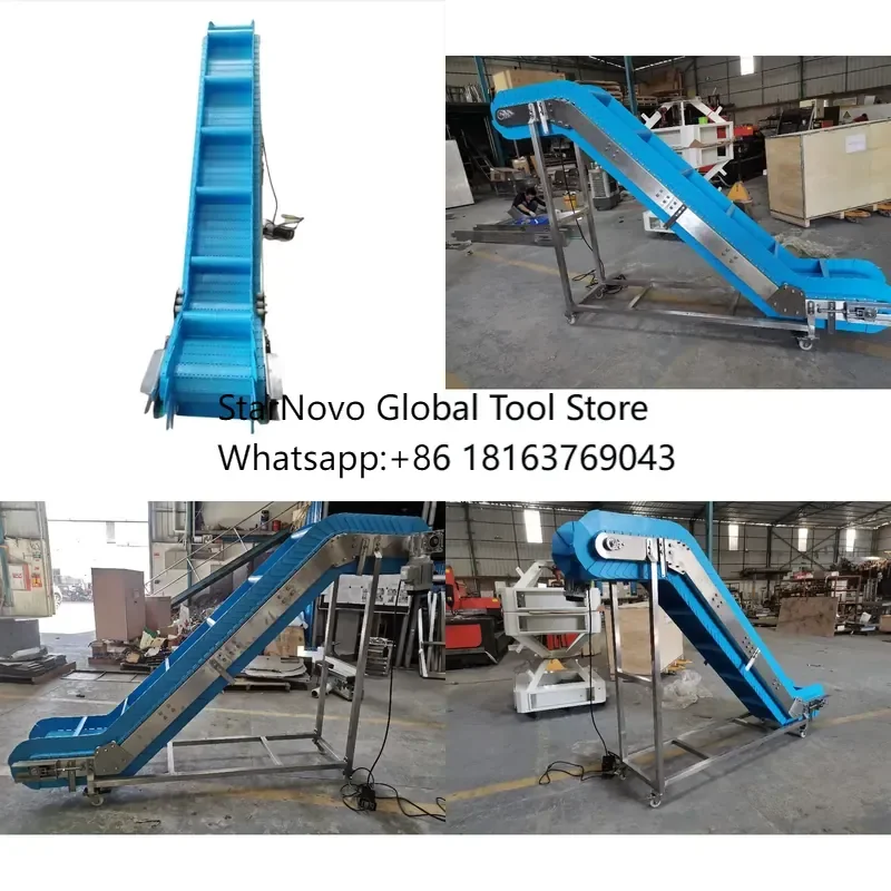 2026 Hot！ Full-Automatic Custom Size Incline Portable Belt Slope Conveyor for Nut Transport in Food Processing Lines Conveys
