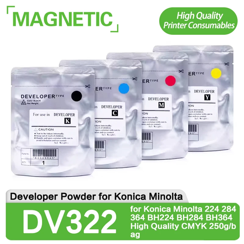 DV322 Developer Toner for Konica Minolta 224 284 364 BH224 BH284 BH364 250g/bag