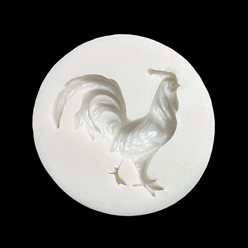 Cock Silicone Sugarcraft Mold Chocolate Cupcake Baking Fondant Cake Decorating Tools