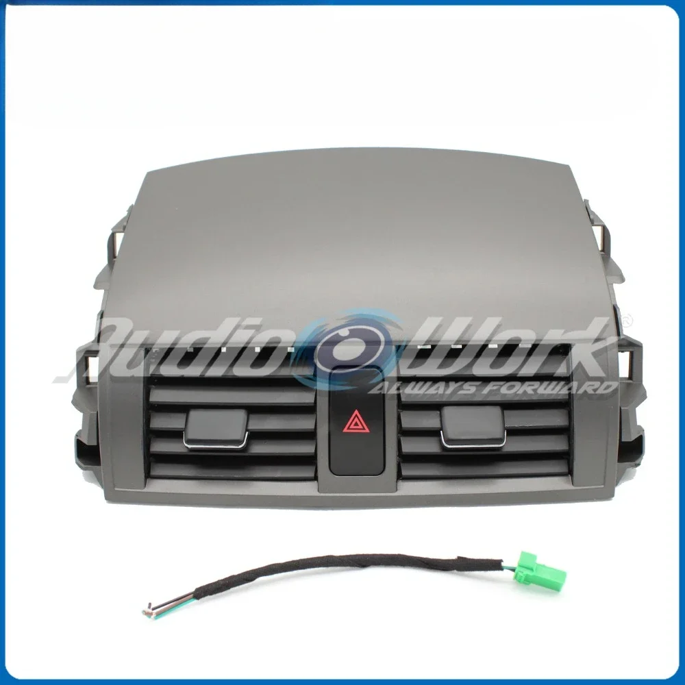 

For 2007-2013 TOYOTA COROLLA VENT+emergency light Car Front Dashboard Center A/C Grille Vent Air Conditioner Outlet
