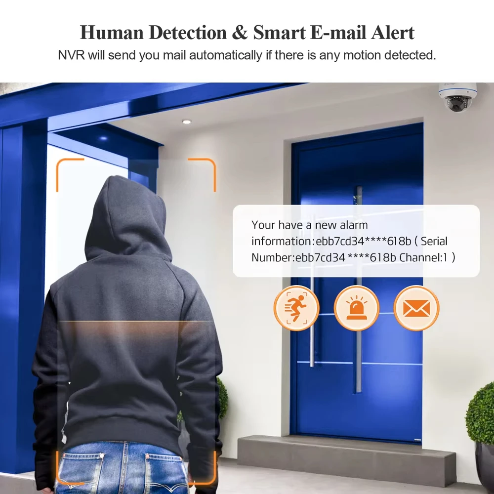 Techage H.265 36CH 5MP 4MP POE Network Camera System IP Camera Audio Record Face Detection CCTV Video Surveillance Security Set