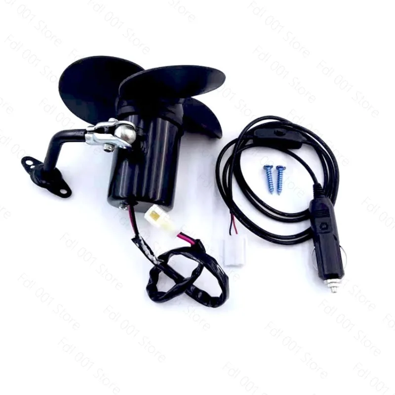 5 Inch Silicone Driver Cooling Fan 12V 24V for Truck Bus Car Vehicle view 5