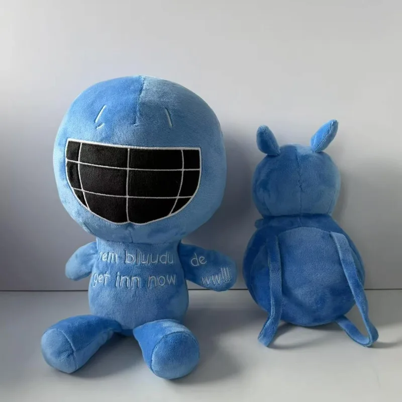Cute Forsaken Universe Bluudude Plush Toy Cute Blue Stuffed Doll Soft Character Figure Collectible Gift for Game and Anime Fans