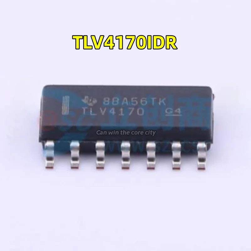 

50 PCS / LOT TLV4170IDR TLV4170 package SOP-14 micro power consumption rail to rail output general operational amplifier