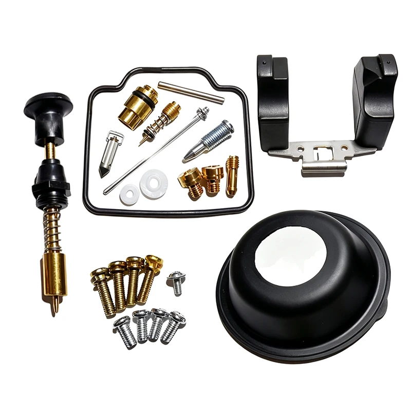 Für Suzuki DR125 DR 125 1982-2002 Vergaser-Reparatur-Kit mit Membran und Schwimmer, passend für Motorrad-Vergaser-Reparatur