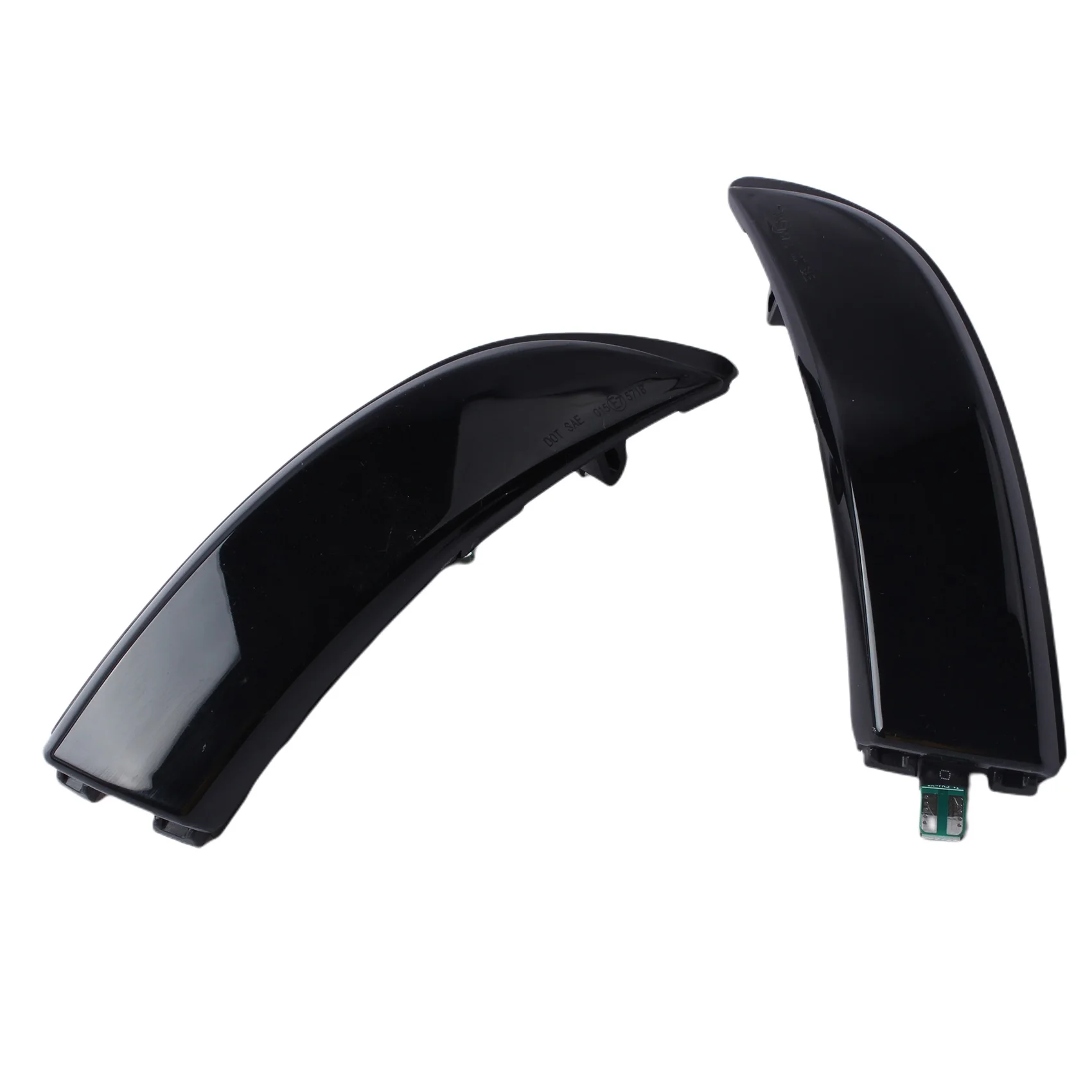 AB98-For Ford Fiesta MK7 2008-2017 سيارة LED ديناميكية الجانب مرآة الرؤية الخلفية ضوء بدوره إشارة المؤشر