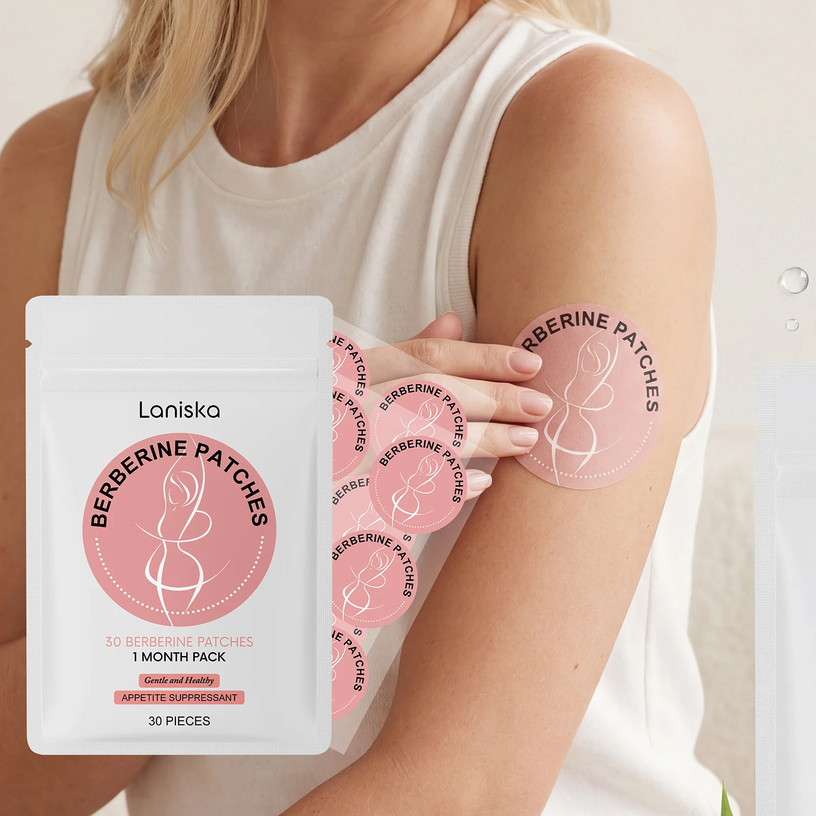Berberine Weight Management Patch Firming Skin Fat Burning Enhance Fat Metabolism Weight Loss Product Slimming Body Care Patch