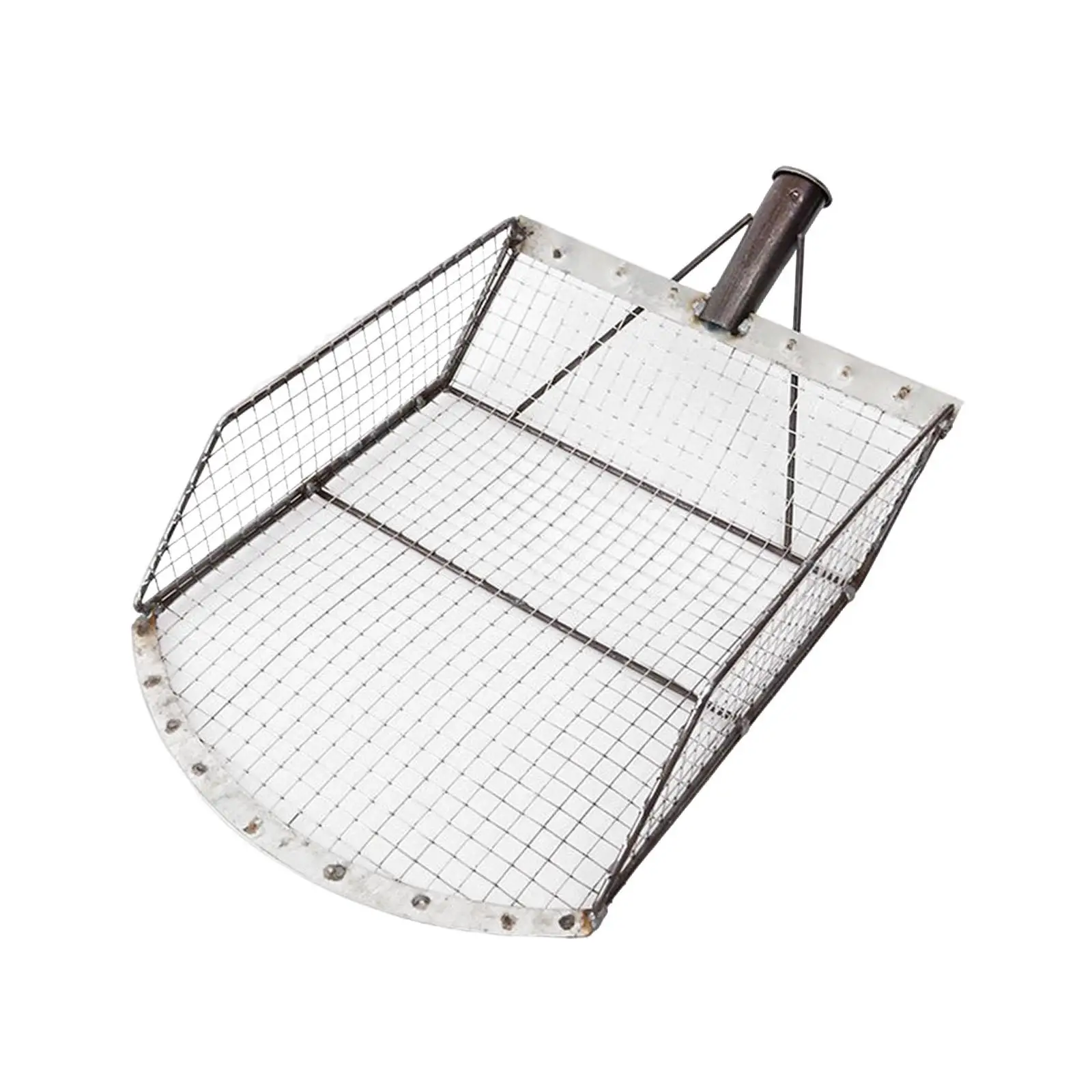 

Filter Screen Soil Shovels Versatile Practical Easy to Use Hollow Corn Shovels Stainless Steel for Sifting Corn Kernels Walnut