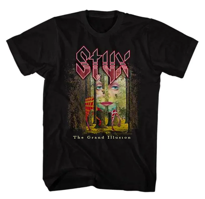 Styx - The Grand Illusion Album Unisex T-Shirt All Size S-5XL CS0211