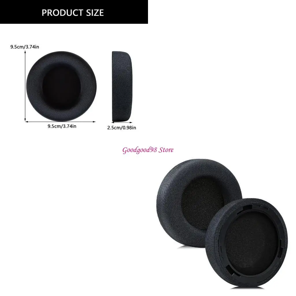

Mesh Fabric Earpads Ear Cushions Cover Earmuffs for Virtuoso Headsets
