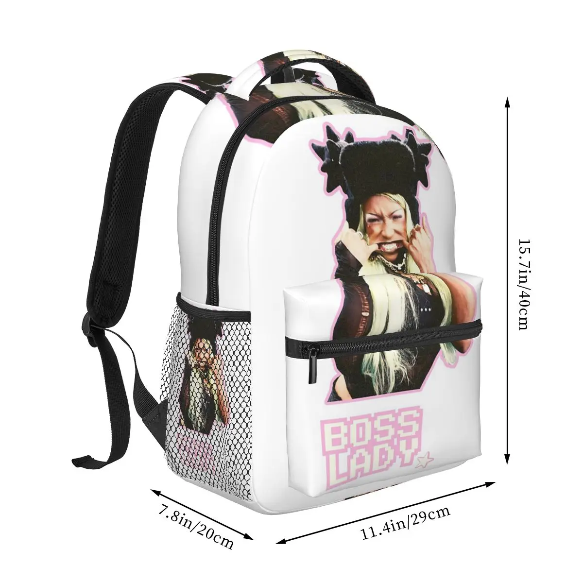 Copie De Rapper Theodora Boss Lady Backpacks Boys Girls Bookbag Children School Bags Travel Rucksack Shoulder Bag Large Capacity