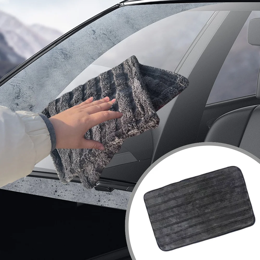 40/60cm Super Absorbent Car Drying Washing Towel Double-sided Towel 1200gsm Car Household Cleaning Cloth Rags Car Accessories