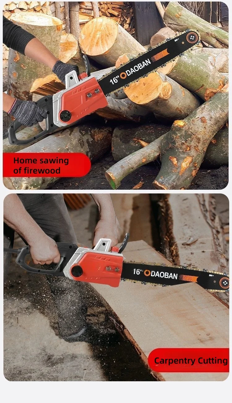 Electric Chain Saw Mini  Felling Saw 16inch 12inch Home Electric Chain Saw Mini Chain Saw Tree Magic Handheld Electric Chain Saw