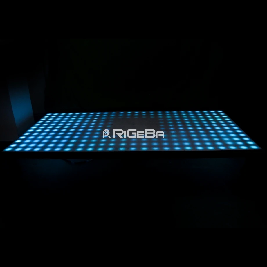 High Quality Hydraulic  Custom Made LED  Spring Stage  Glass Acrylic Bouncing Stage for Game Party