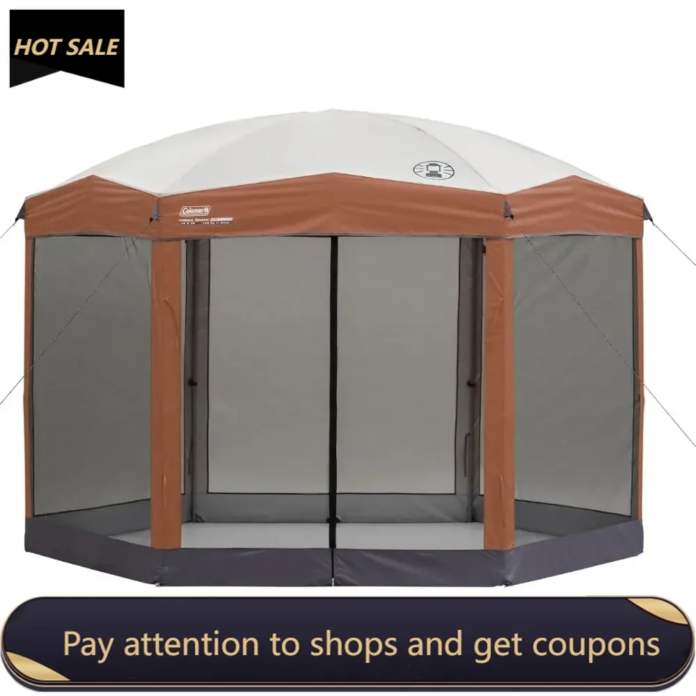 

Outdoor Gazebo for Bug-Free Lounging Beach Canopy Tent With Frame Aluminium Shelter Fits Over Picnic Tables for Parties Picnics