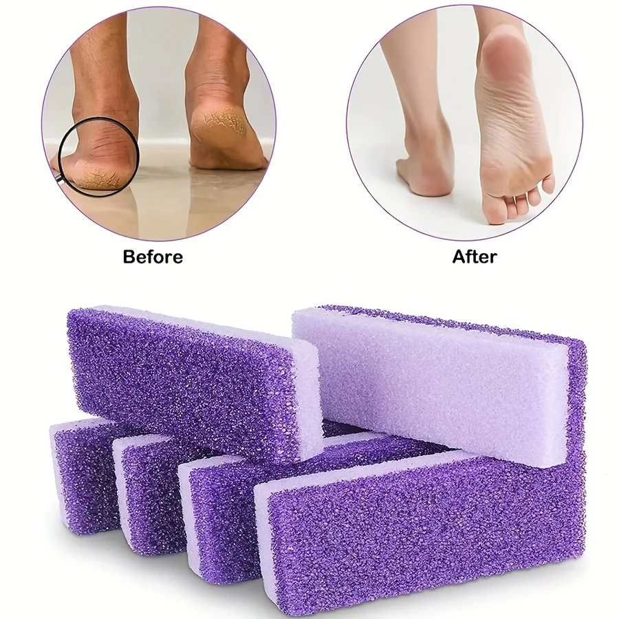 1/2/4 Pcs Pumice Foot File, Exfoliating File, Dead Skin Scrub Exfoliation, Foot Exfoliation, Pedicure Tools, Foot Care