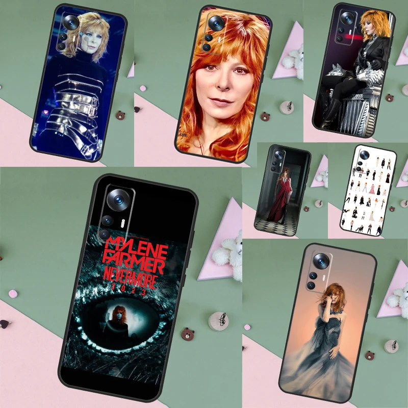 Mylene Farmer Cover For Xiaomi 13 Pro 11T 12T 12X 12 Lite Case For POCO X3 X5 F5 Pro M6 X4 F4 GT M5s F3