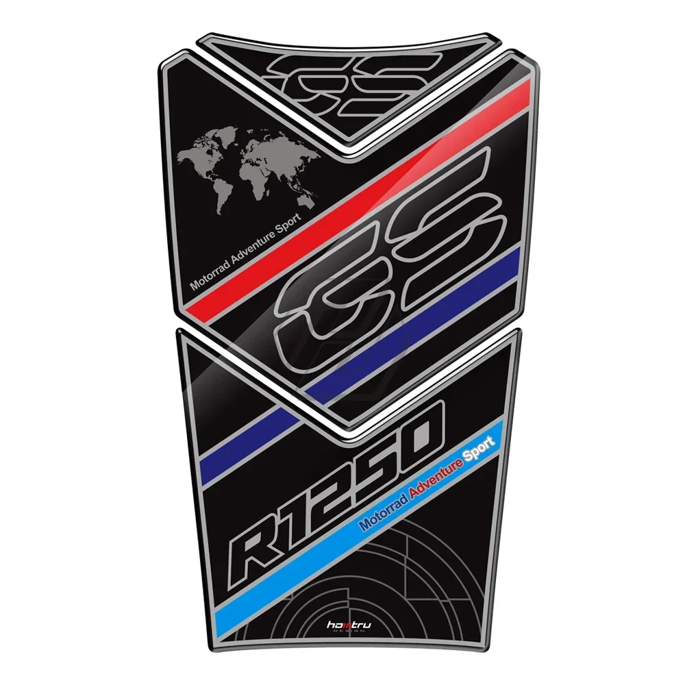 

For BMW R1250GS R 1250 GS Adventure 2019 2020 2021 2022 2023 2024 Motorcycle 3D Gel Tank Pad Protector Paint Protection Stickers