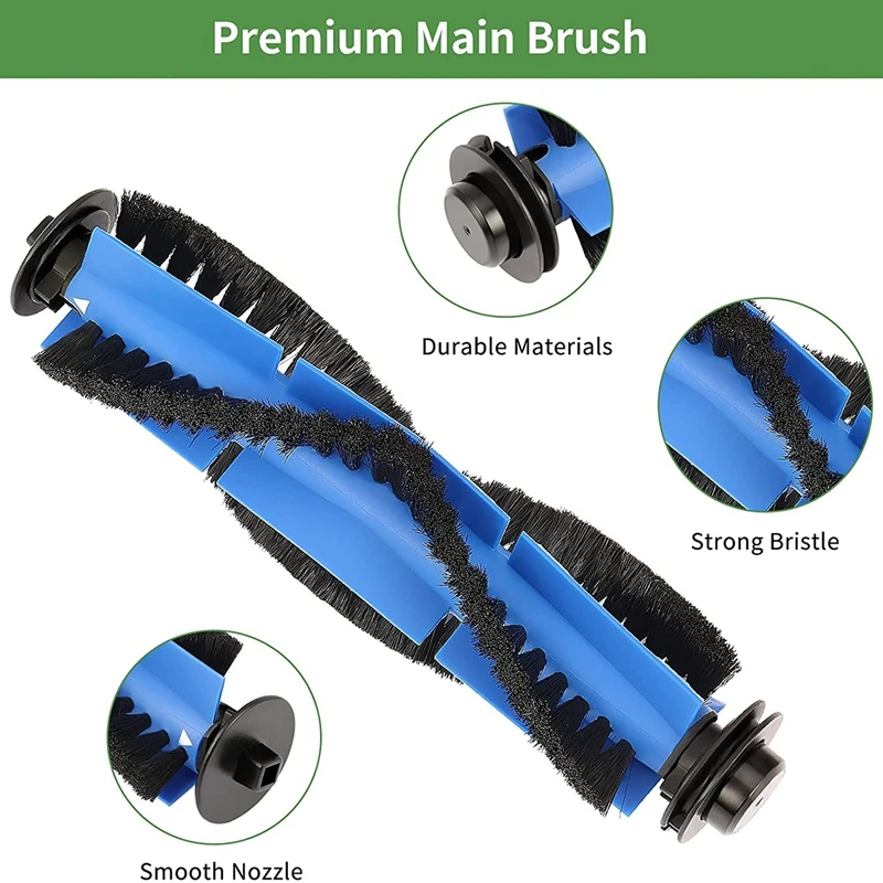 مجموعة ملحقات قطع الغيار مكونة من 28 قطعة لـ Eufy RoboVac 11S 12 30C 15T 15C 35C مكنسة كهربائية روبوتية 12 مرشحًا