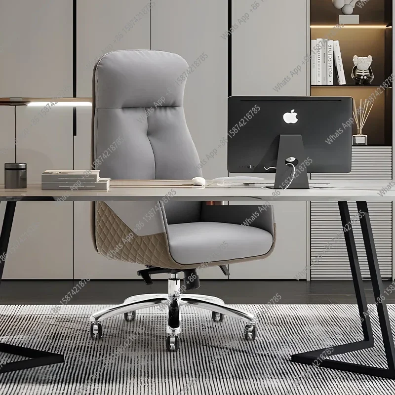 L-J Executive Computer Office Chair Back Support Lazy Living Room Office Chairs Ergonomic Comfy Nordic Sillas De Oficina Furnitu