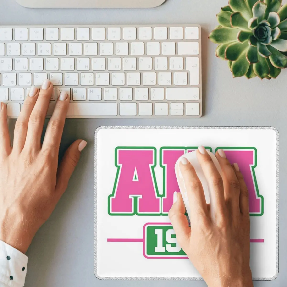 AKA Sorority 마우스 패드 컴퓨터 키보드 마우스 매트 게임용 PC 데스크 매트 사무용품 테이블 매트