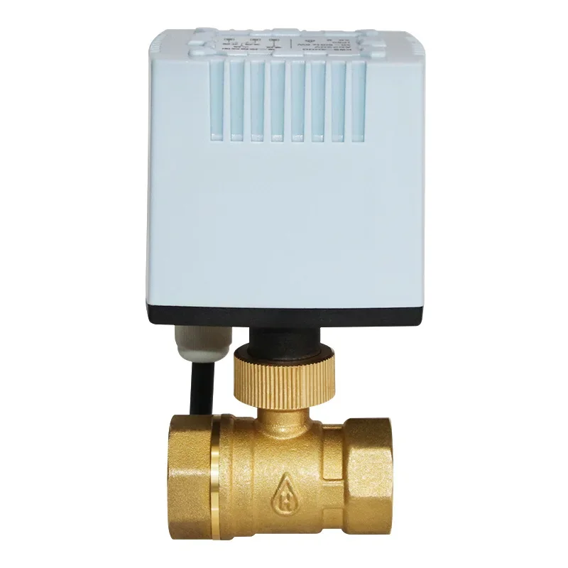 Two-way valve pure copper outdoor waterproof IP67 electric valve miniature central air conditioner electric ball valve