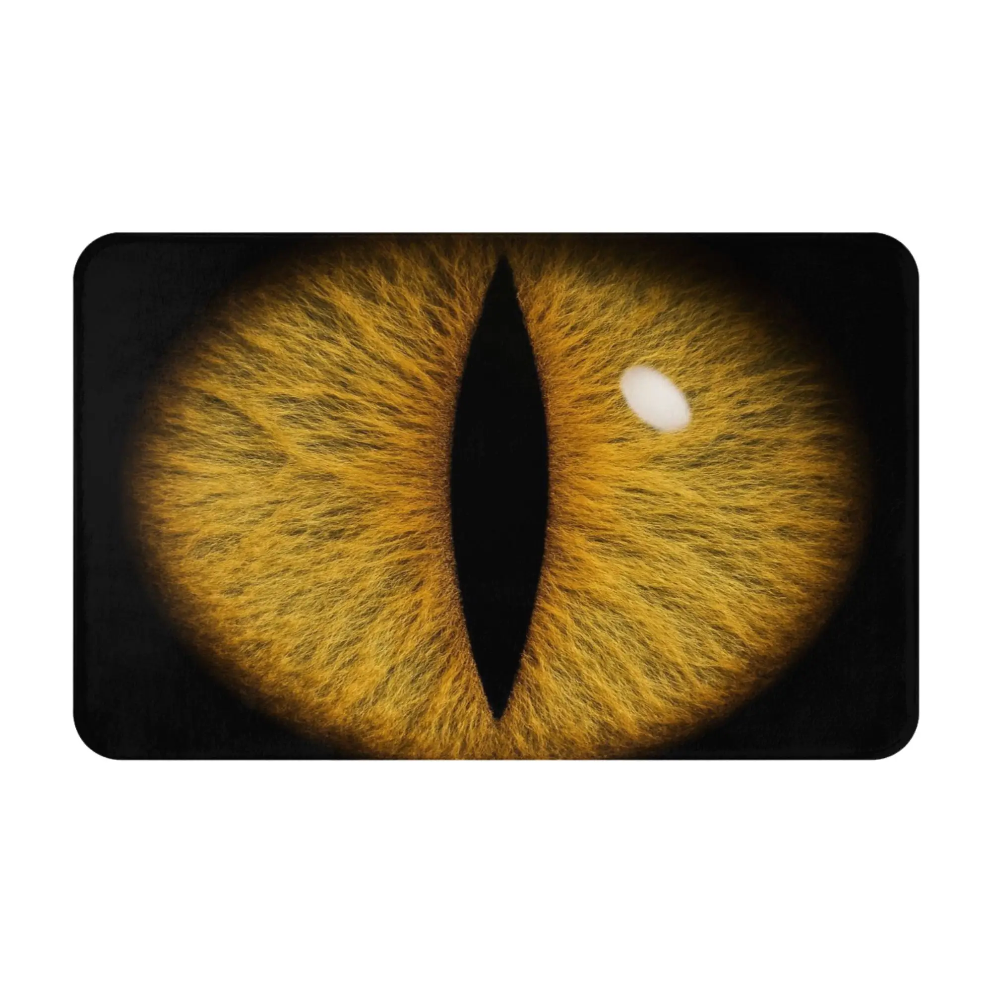 Wild Cat Golden Eye Close Up Anti-Slip Doormat Bath Mat  Balcony Indoor Home Decor