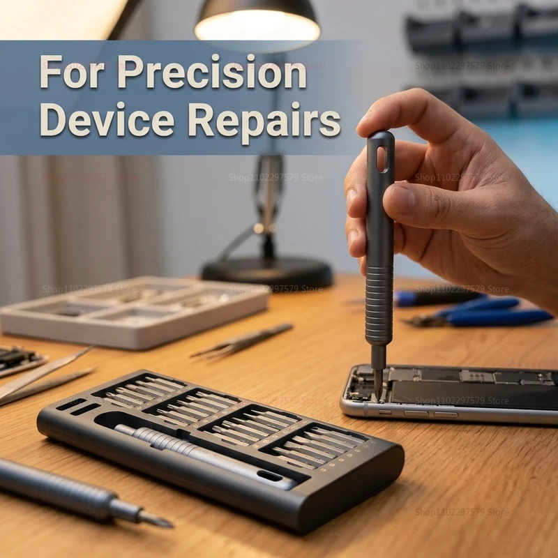 51Pcs Precision Screwdriver Set Mini Repair Tool Kit for Phone Laptop Computer Electronics DIY Repair and Maintenance
