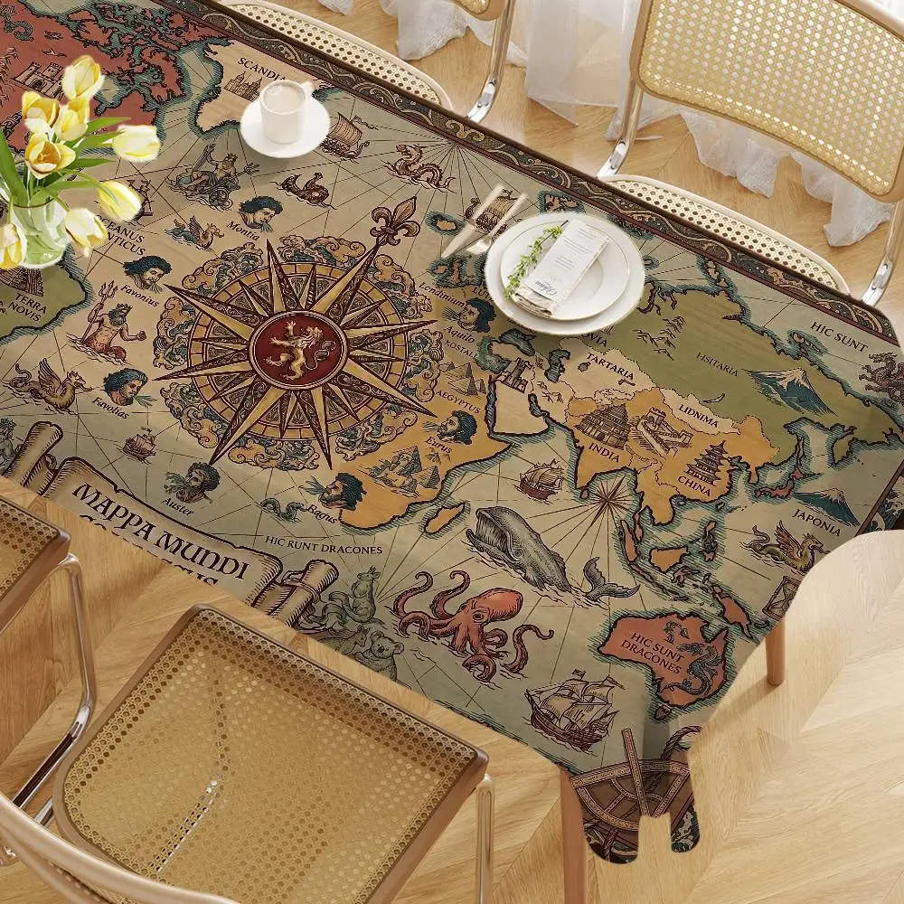 Old World Map Nauti…