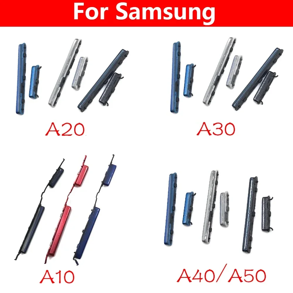 10Pcs, New Side Power Key Volume Button For Samsung A10 A20 A30 A40 A50 A70 A80 A31 A51 A71 A10s A20s A21s A30s A50s image 4