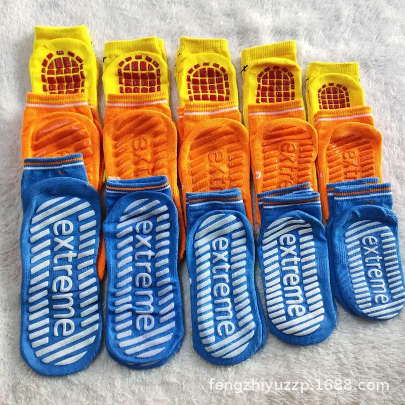 

Athletic Crew Dress Trampoline Sock Children Playground anti-slip wear-resistant Dispensing Adult Yoga Home Seasons 8W223