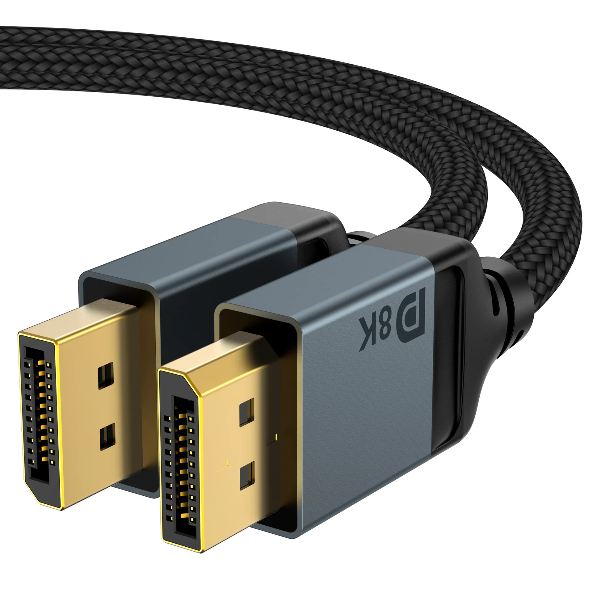 8K DisplayPort Cable 1.4,DP Cable 8K@60Hz,4K@144Hz,2K@240Hz,High Refresh Rate 240Hz for Gaming Monitor, HDR,Graphics Card,TV