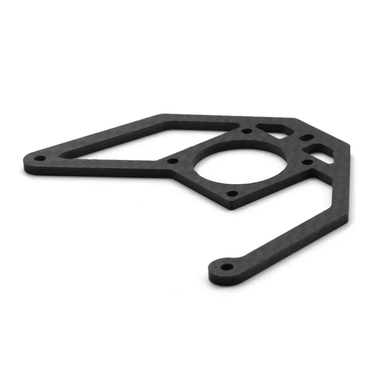 Supporto per ventola di raffreddamento in fibra di carbonio per Tamiya BBX BB01 BB-01 1/10 RC Auto Aggiornamenti Accessori parti