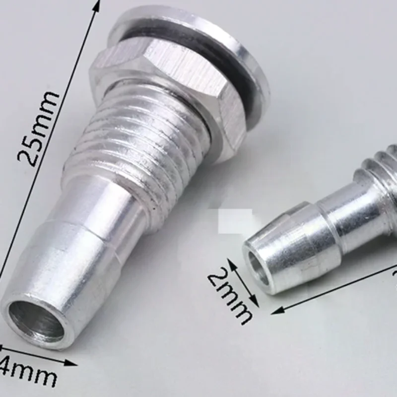 2PCS  Aluminum Alloy Water Outlets Thread With O-ring Screws For RC Boat M6/M8