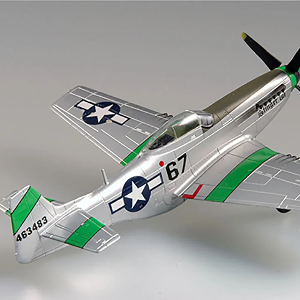 37292 1/72 Scale US P51D Mustang Fighter Finished Military Aircraft Plastic Model Decoration Finished Aeroplane Model Gift Toy