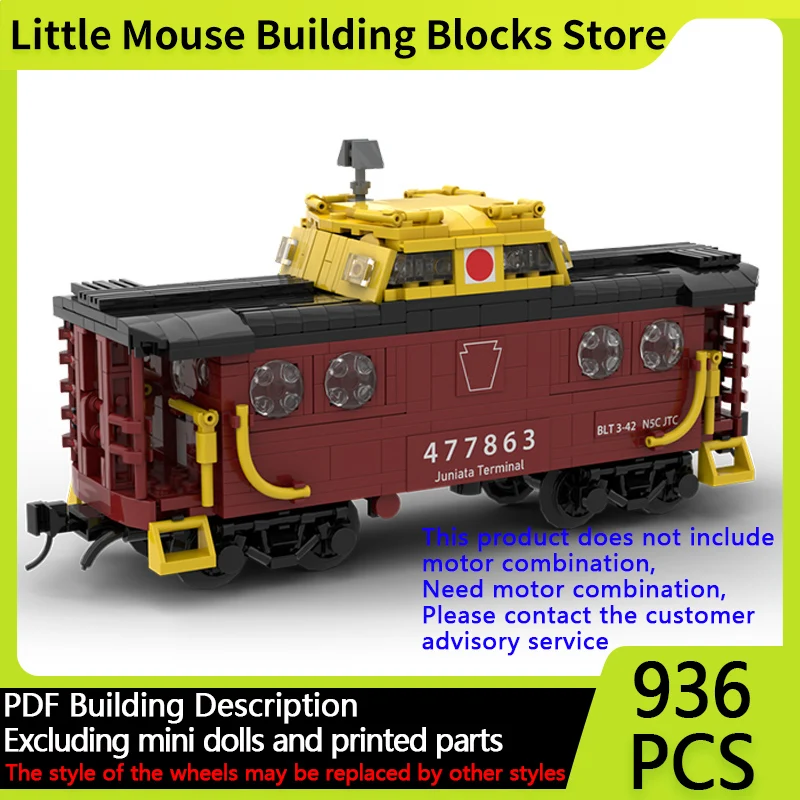

City Car Model MOC Building Bricks Diesel Locomotive N5C Carriage Modular Technology Gifts Holiday Assemble Children Toys Suit