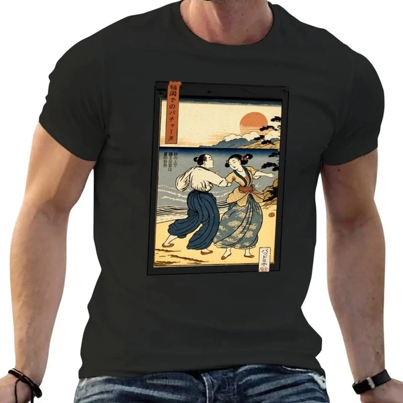 Bachata en fukuoka, personalizada para fanáticos de los deportes, paquete de camisetas gráficas para hombre