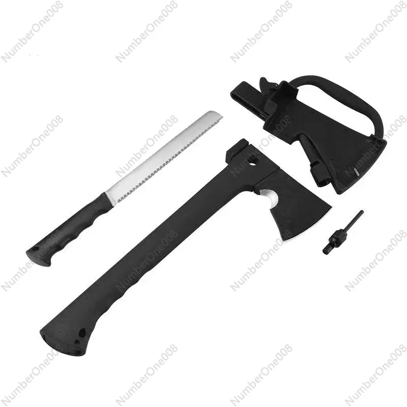 Firewood Cutting Axe Outdoor Equipmen Battle Axe Mountain Cutting Axe Serrated Knife