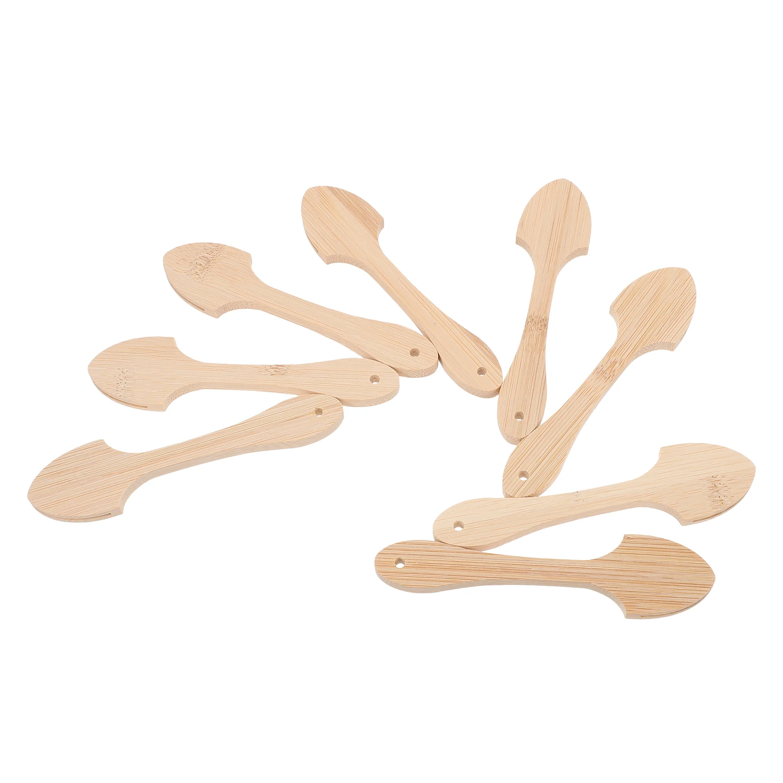 

8pcs Handle Fan Sticks Handmade DIY Craft Wooden Craft Sticks Material Easy Wooden Fan Handles to Carry Store