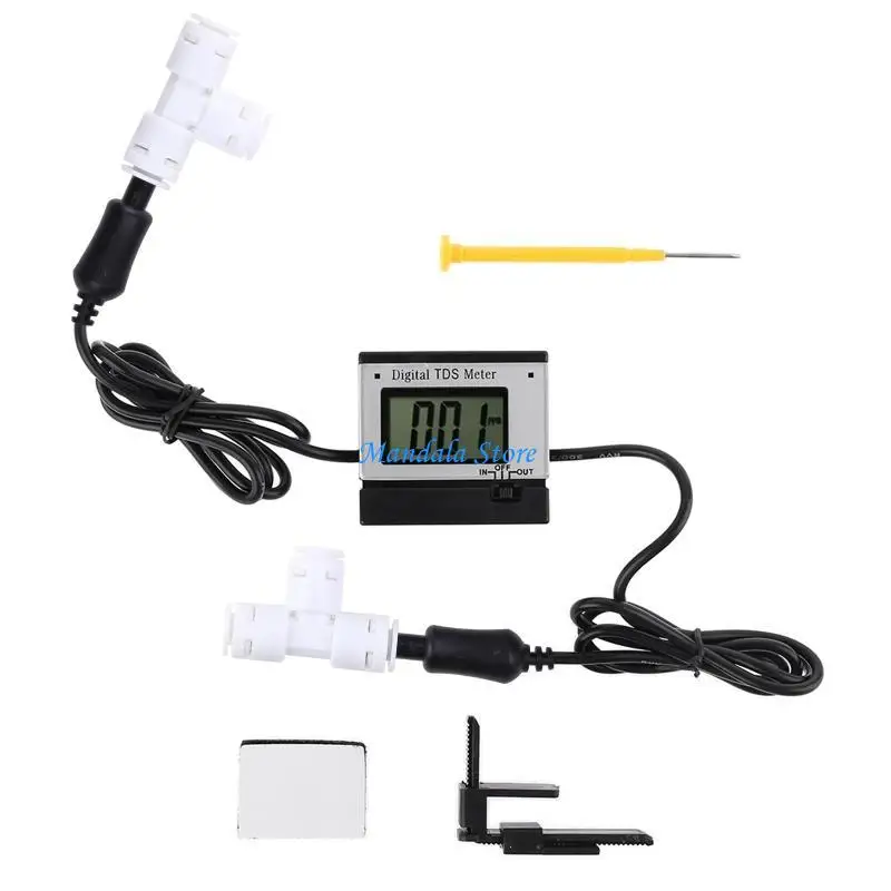 U2JC Digital Meter 0-1999PPM Dual Way Water Quality Tester High Level Probe +/-2%