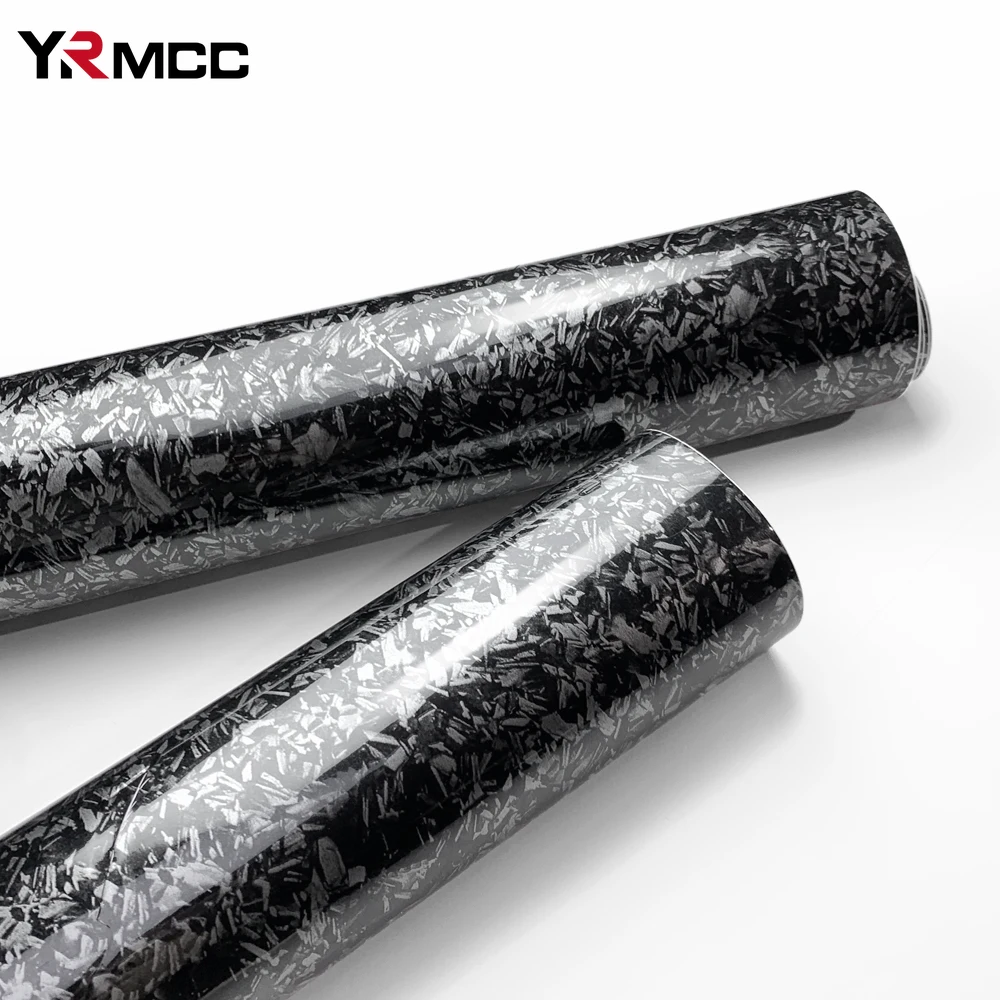 Naklejki z włókna węglowego PET Samoprzylepne naklejki do dekoracji karoserii DIY Duży rozmiar Samochodowa folia winylowa Folia pokrywająca Akcesoria samochodowe