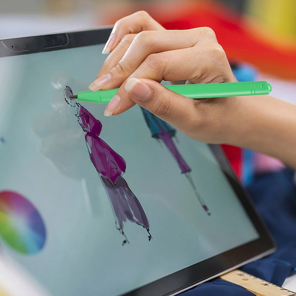 6 Pcs Writing Board Handwriting Pens Universal Stylus Tablet Plastic Lcd for Doodle