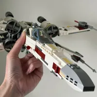 Space Wars X-Wing Construction Playset Battle Plane Building Blocks Model for Fans and Building Block Lovers adult kids for gift