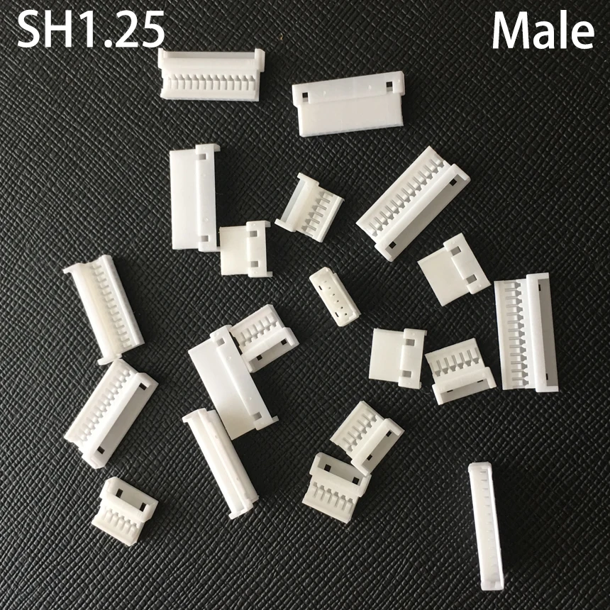 SH1,5 1,5 mm Rastermaß 11P 12P 13P 14P 15P 16P Pins einreihiges weißes Kunststoffgehäuse Y-Typ-Stecker-Draht-Steckergehäuse